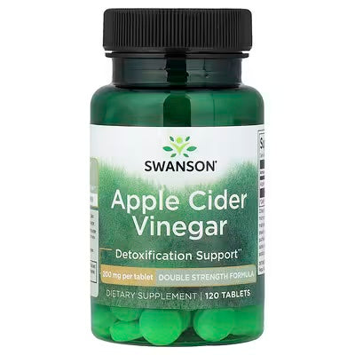 SWANSON VINAGRE DE SIDRA DE MANZANA 200MG 120 TABLETAS