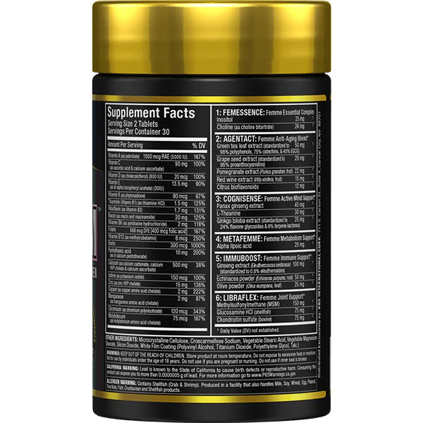 Allmax Vitaform For Women 30 Servicios informacion nutricional