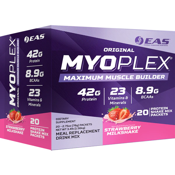 EAS Myoplex Maximum Muscle Builder 20 Packets strawberry