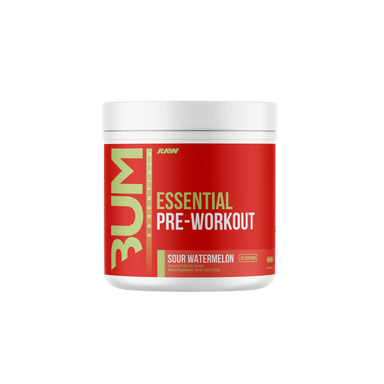 Raw Nutrition Bum Essentials Pre Entreno 30 Servicios Sour Watermelon