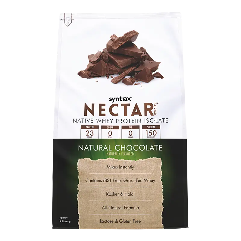 Syntrax Proteina Nectar 2 Lbs 32 servicios Natural Natural Chocolate