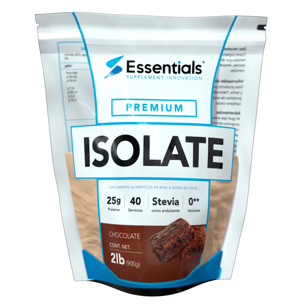 Essentials Isolate Premium 2 Lbs 72 Servicios Chocolate