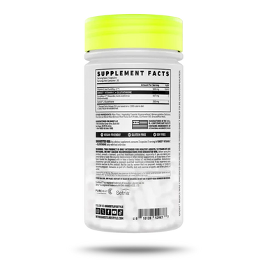 Ghost Vitamina C + Glutatión 60 Capsulas Informacion nutricional