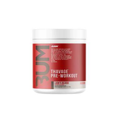 Raw Nutrition Bum Thavage Pre Entreno 40 Servicios lion´s bloood