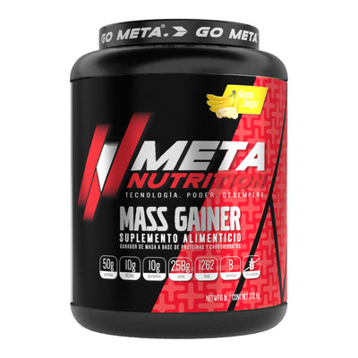 Meta Nutrition Proteina Mass Gainer 6 libras Banana-delight