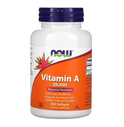 Now Foods Vitamina A 25000 IU 250 Softgels