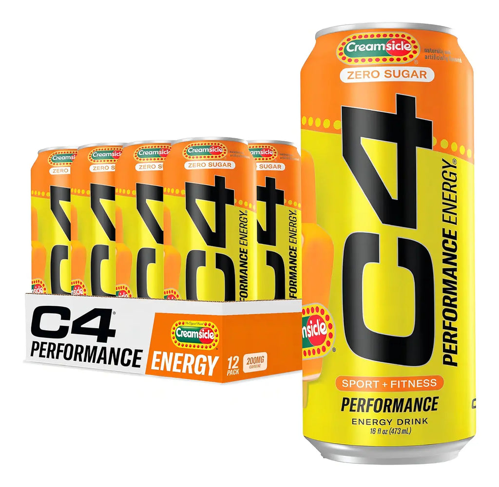 Cellucor C4 Energy Drink 16 oz 12 Pack POPSICLE orange