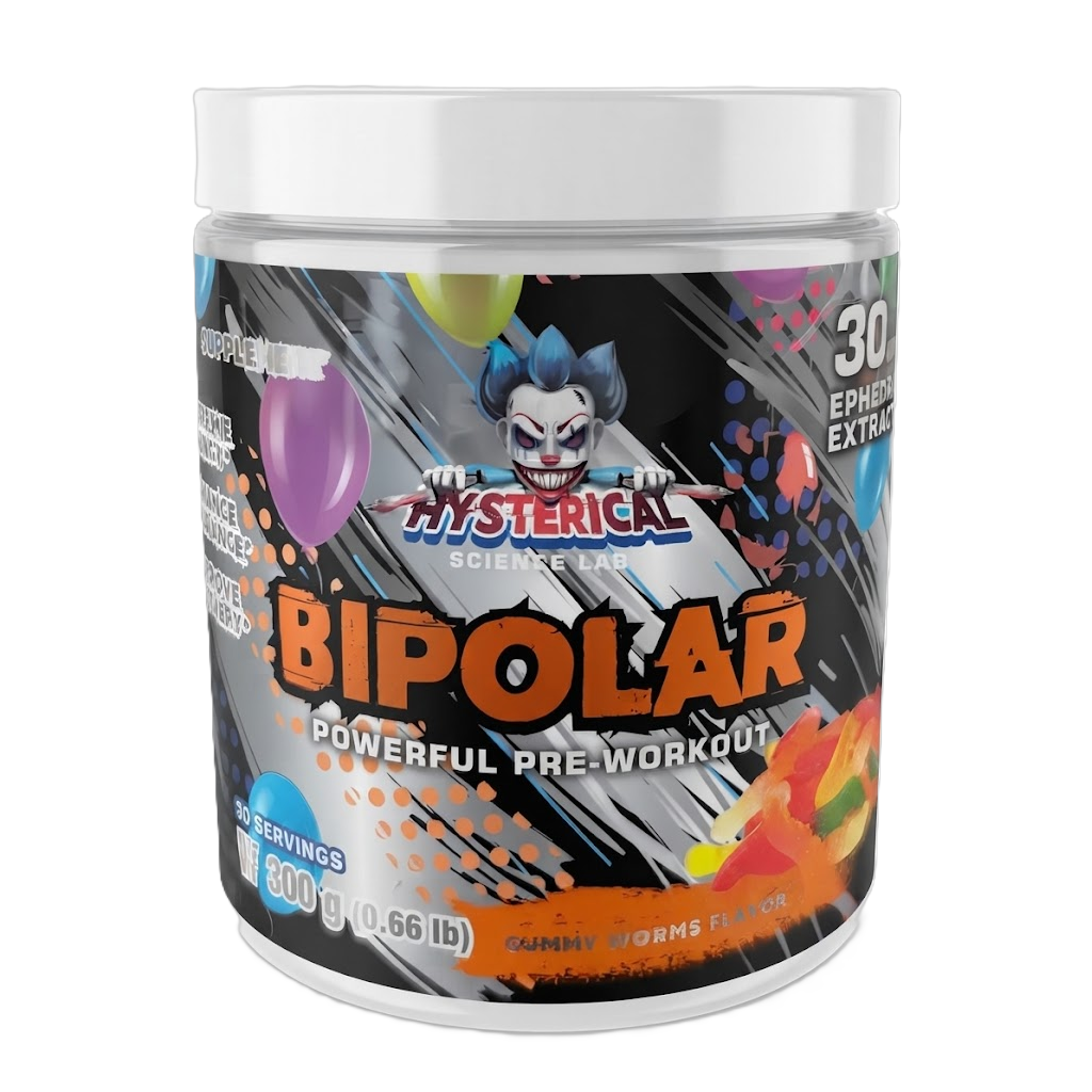 Hysterical Bipolar Pre Entreno 300gr 30 Servicios gummy worms