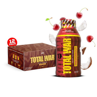 Redcon1 Total War Ready To Drink Pre Entreno 12 Pack Tigers blood