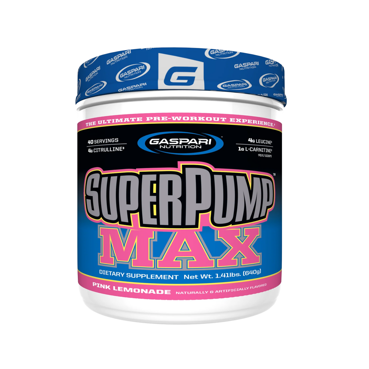 Gaspari Nutrition Super Pump Max 40 Servicios pink lemonade