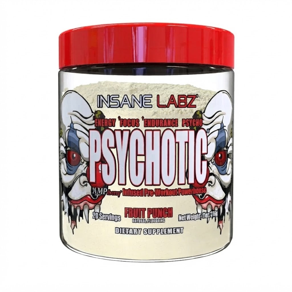 Insane Psychotic Clear 20 Servicios Pre entreno fruit punch