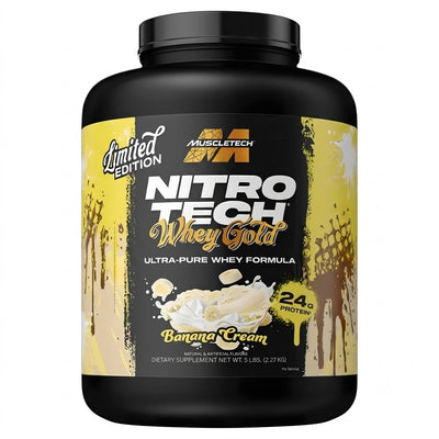 Muscletech Nitrotech Whey Gold 70 servicios 5 libras banana