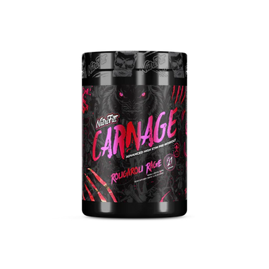 Nutrifitt Carnage Pre-Workout 21 Serv Rougarou rage