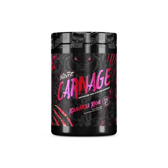 Nutrifitt Carnage Pre-Workout 21 Serv Rougarou rage