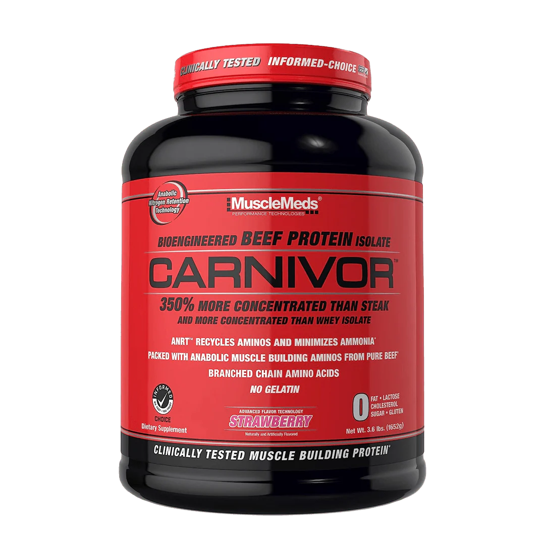 MuscleMeds Proteina Carnivor 4.1 Libras 56 Servicios fresa