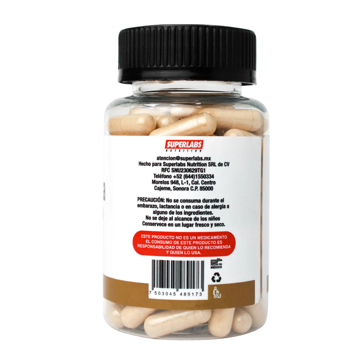 Superlabs Nutrition Maca Peruana 500mg 100 Caps Portada 2