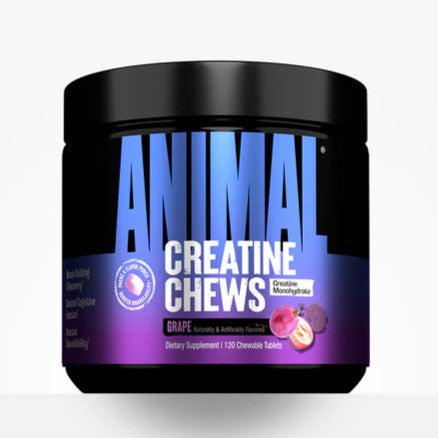 Universal Animal Chews Creatina 120 Capsulas grape