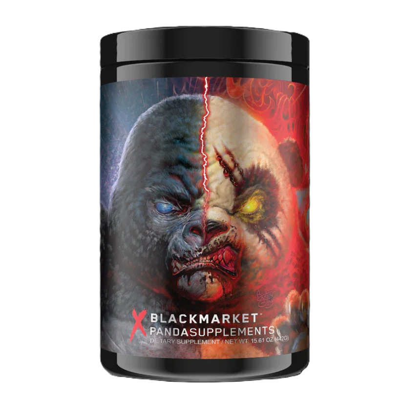 Panda Blackmarket Pre-Workout Red Gummy Bear 20 Servicios