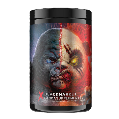 Panda Blackmarket Pre-Workout Red Gummy Bear 20 Servicios