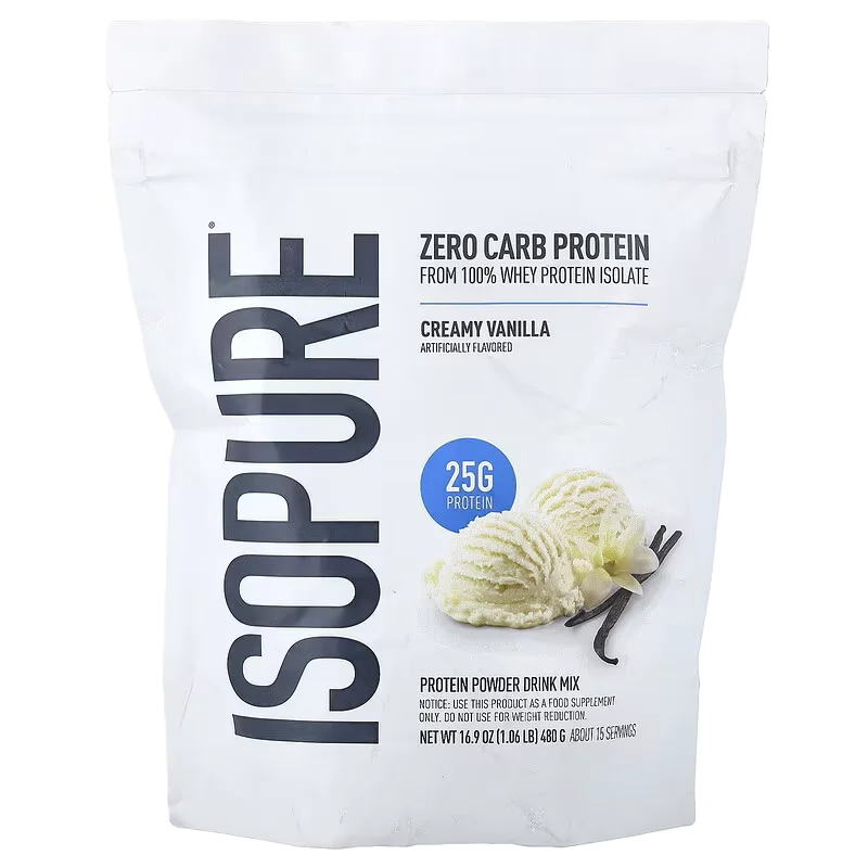 Isopure Proteina Zero Carb 1 Lbs 15 Servicios vainilla