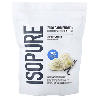 Isopure Proteina Zero Carb 1 Lbs 15 Servicios vainilla