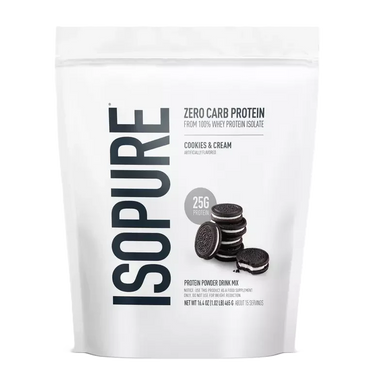 Isopure Proteina Zero Carb 1 Lbs 15 Servicios cookies and cream