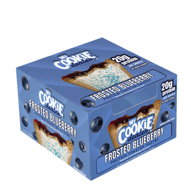 Raw Nutrition My Cookie Dealer Toaster Pastry 12 pack Frosted blueberry Portada