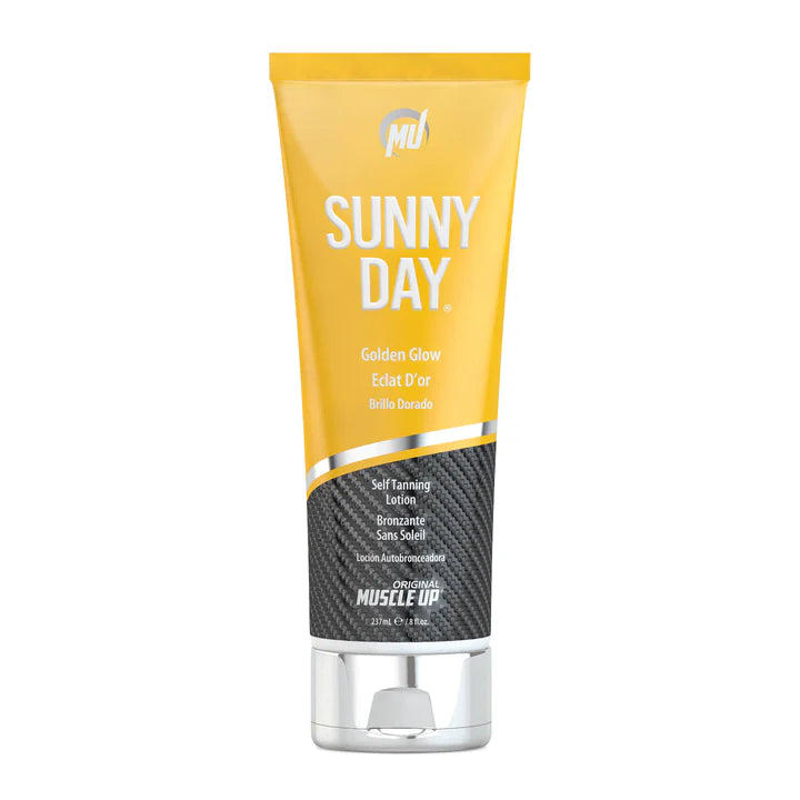 Muscle Up Pro Tan Sunny Day 8 Oz. Loción autobronceadora Golden Glow