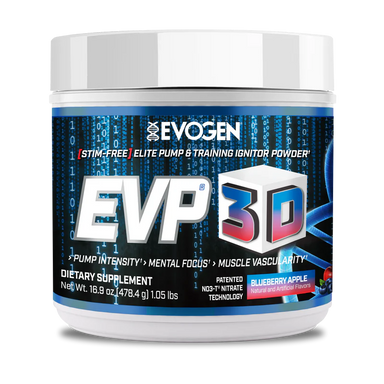 Evogen Evp 3D Stim Free Pre Entreno 40 Servicios blueberry apple