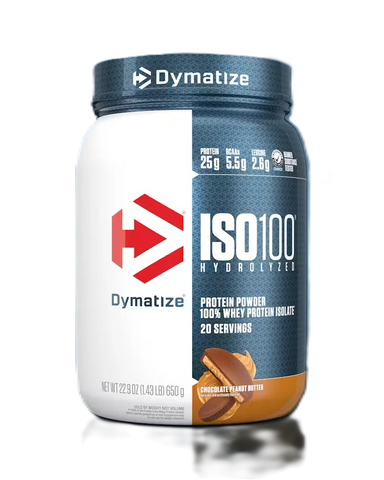 Dymatize Proteina Iso 100 1.4 Lbs 20 Servicios chocolate peanut butter