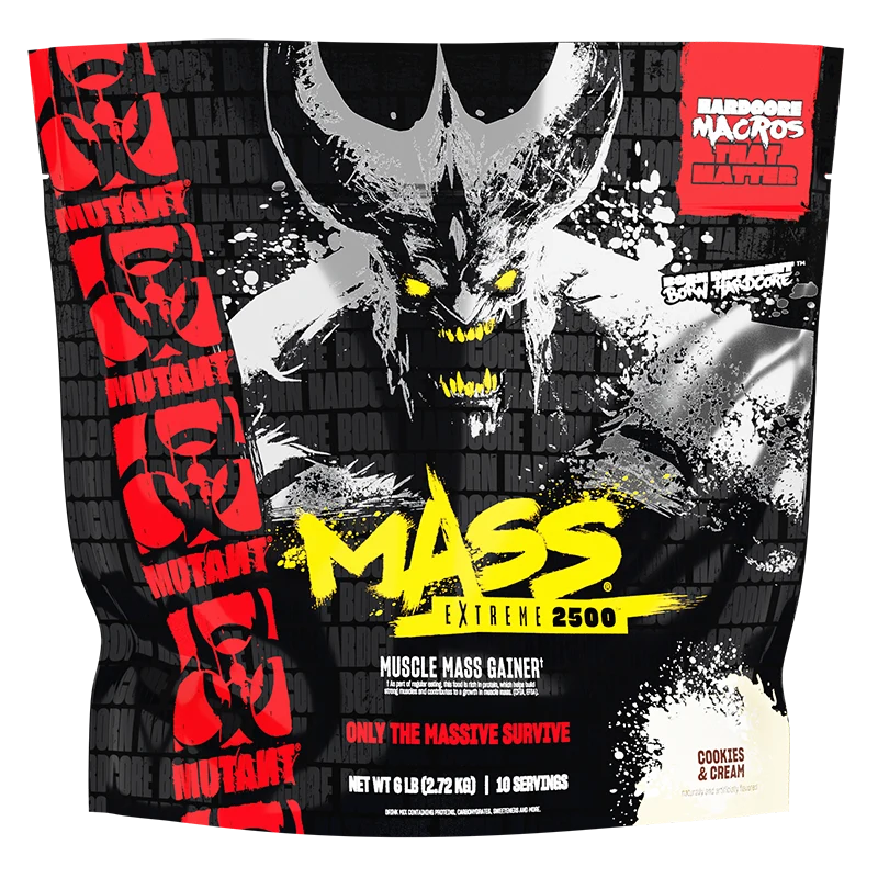 Mutant Mass Extreme 2500 Proteina 6 Lbs cookies and cream