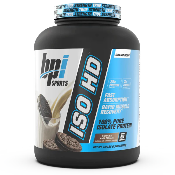 BPI Sports Proteina ISO HD 5 Libras cookies & cream