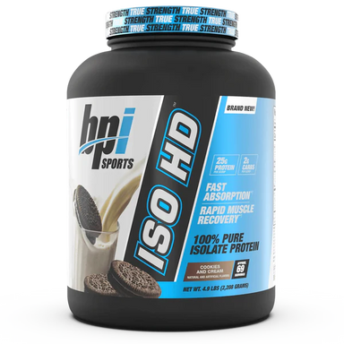 BPI Sports Proteina ISO HD 5 Libras cookies & cream