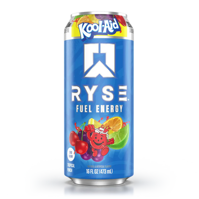 Ryse Fuel Energy Drink 12 Pack Kool Aid Tropical Punch