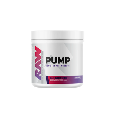 Raw Nutrition Pump Non-Stim Pre Entreno 40 Servicios watermelon grape