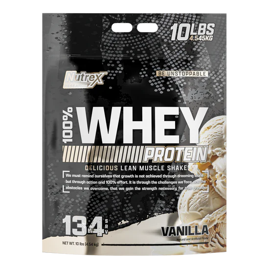 Nutrex Research Proteina 100% Whey 10 Lbs 134 Servicios Vainilla