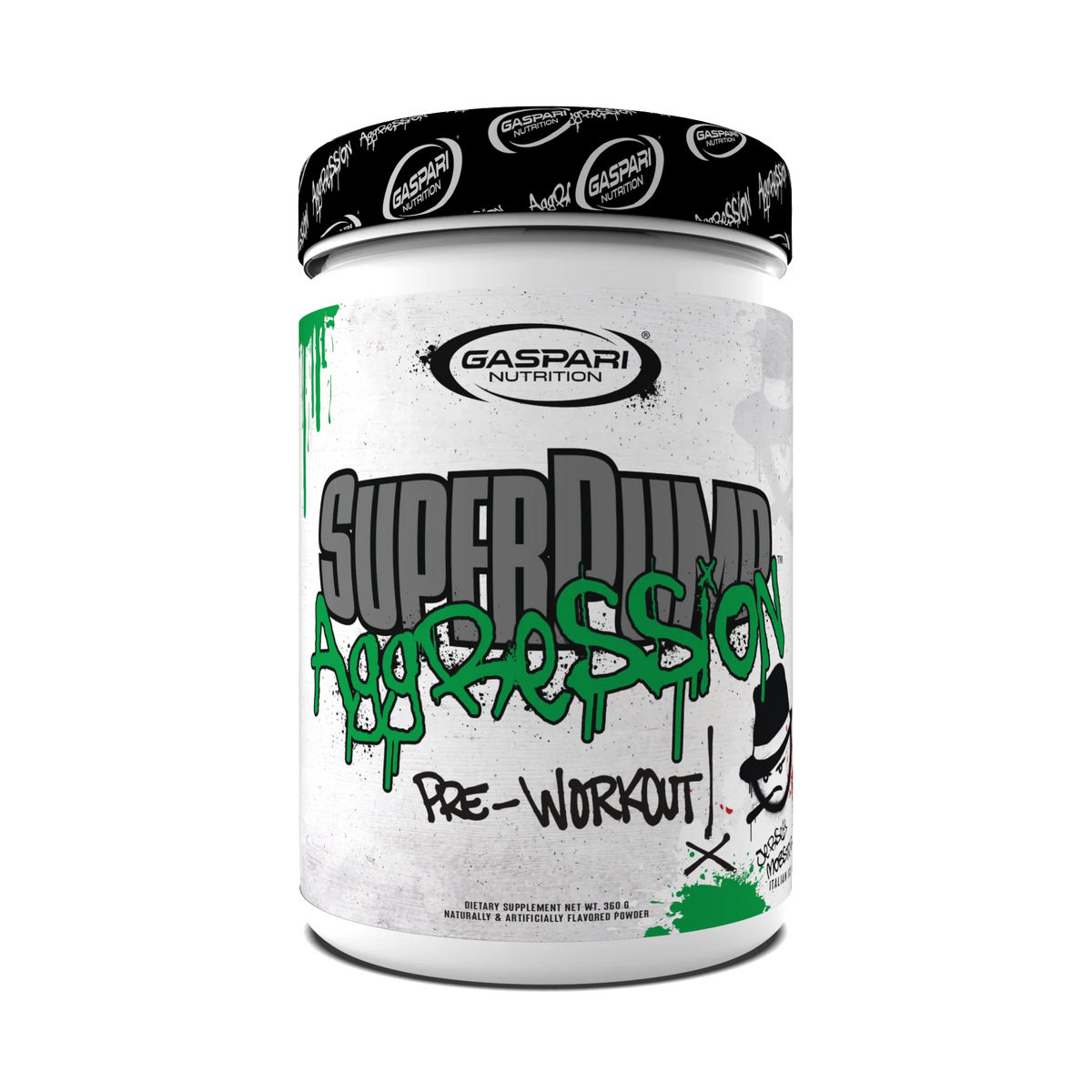 Gaspari Nutrition Superpump Aggression Pre Entreno 360Gr 40 Servicios JERSEY MOBSTER ITALIAN ICE