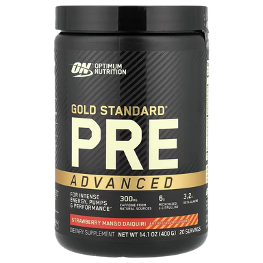 ON Gold Standard Pre Advanced 20 servicios Strawberry Mango Daiquiri