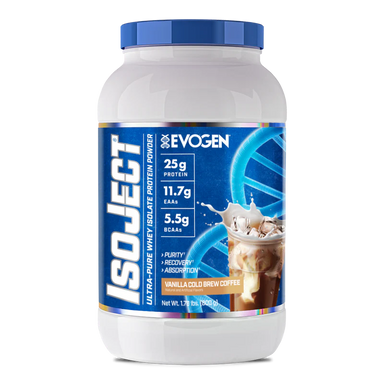 Evogen Proteina Isoject 2 lbs 28 Servicios vanilla cold brew coffee