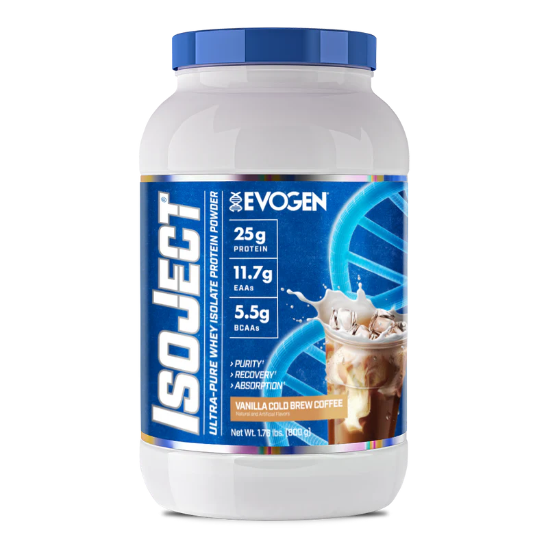 Evogen Proteina Isoject 2 lbs 28 Servicios vanilla cold brew coffee