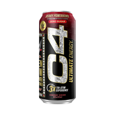 Cellucor C4 Ultimate Energy Drink 12 Pack WWE berry powerbomb