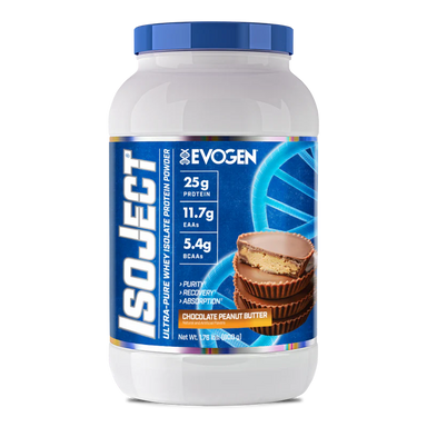 Evogen Proteina Isoject 2 lbs 28 Servicios chocolate peanut butter