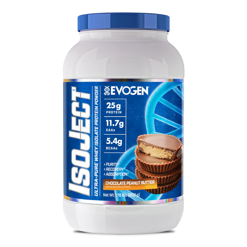 Evogen Proteina Isoject 2 lbs 28 Servicios chocolate peanut butter
