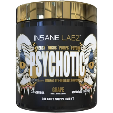 Insane Labz Psychotic Gold Pre Enterno 35 servicios grape