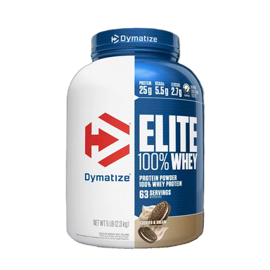 Dymatize Proteina Elite 100% Whey 5 Lbs 63 Servicios cookies