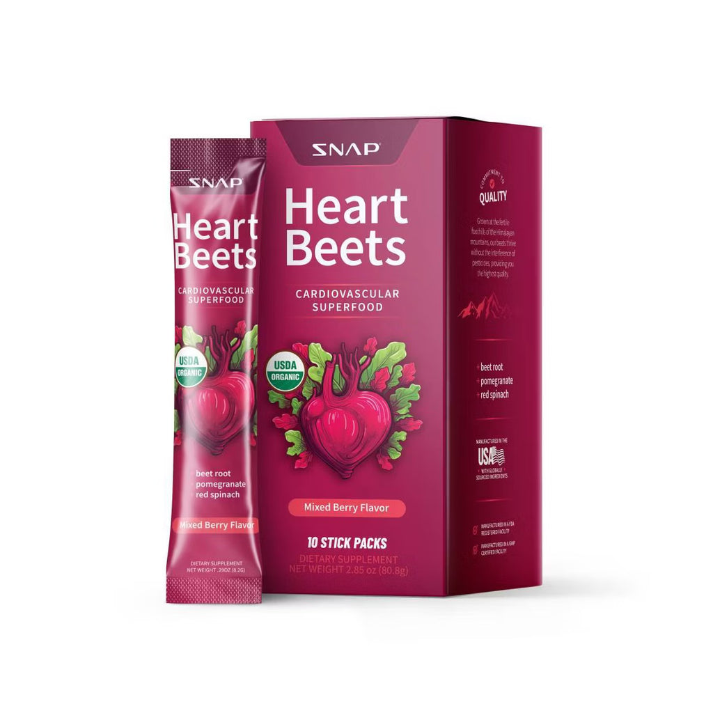 Snap Suplements Heart Beets 10 Sticks