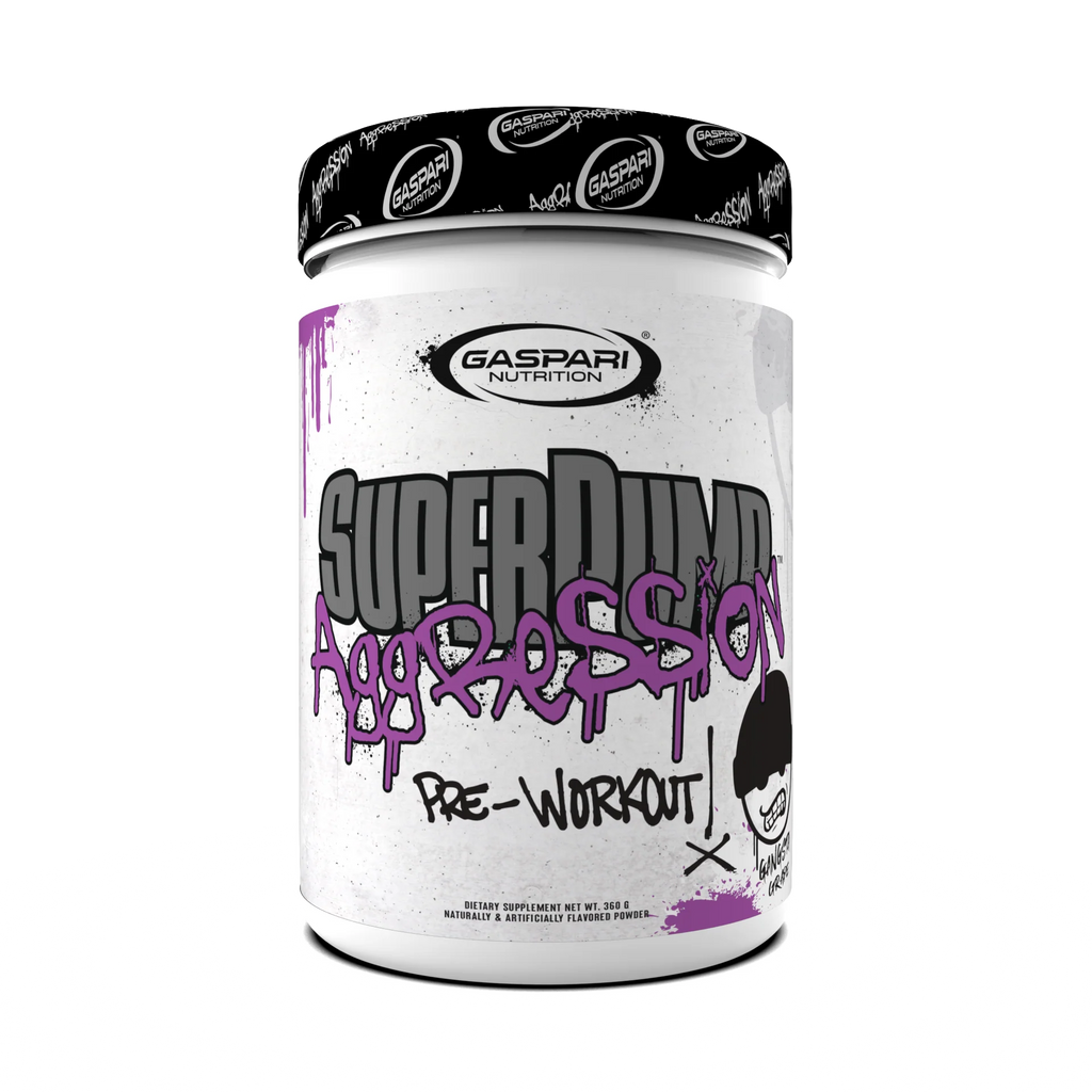 Gaspari Nutrition Superpump Aggression Pre Entreno 360Gr 40 Servicios fruit gangta grape