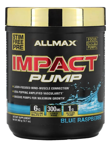 Allmax Impact Pump Pre Entreno 30 Servicios mora azul