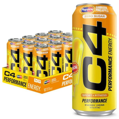 Cellucor C4 Energy Drink 16 oz 12 Pack POPSICLE pineapple