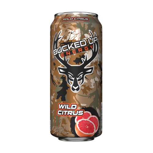 Bucked Up Energy Drink 12 Pack Sabor Wild Citrus